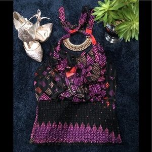 💵★FAST SHIPPING★💵 Ruffle Halter Top 💜